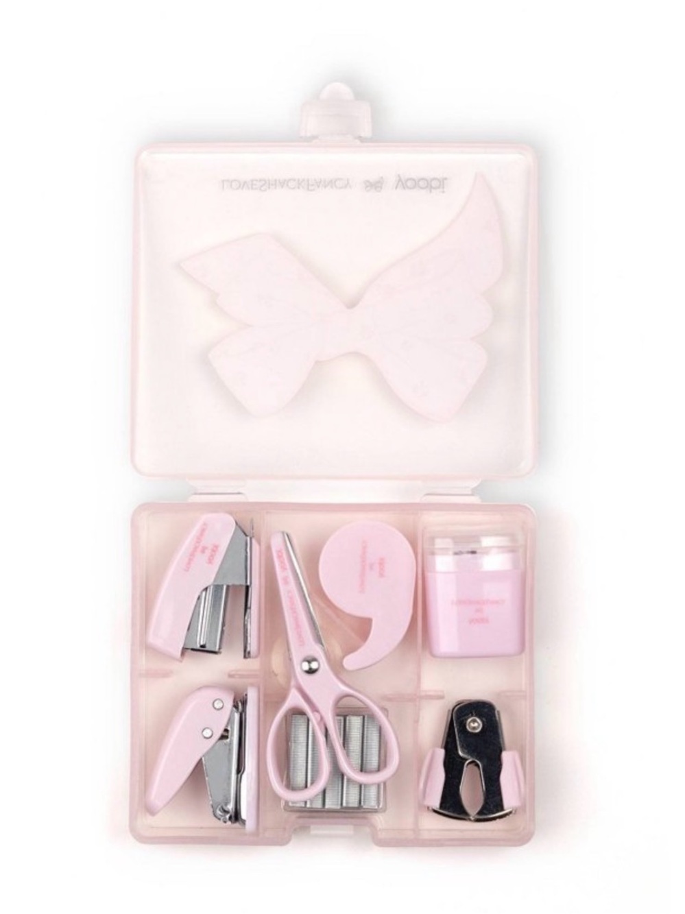 LoveShackFancy x Target - Yoobi Mini Supply Kit Flat Box Ballet Bloom - Picture 5 of 5